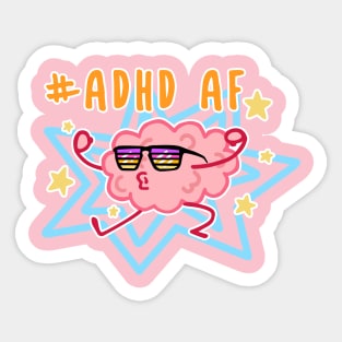 ADHD AF Sticker